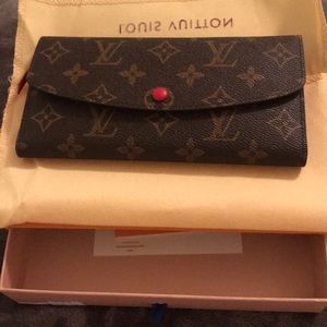 Louis vuitton wallet with monogram logo